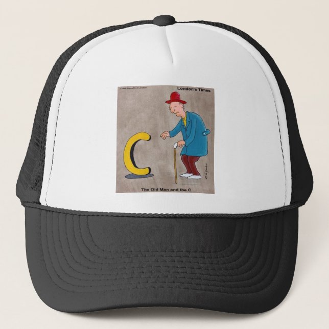 Oldman & The C: Rick London Funny Gifts Trucker Hat (Front)