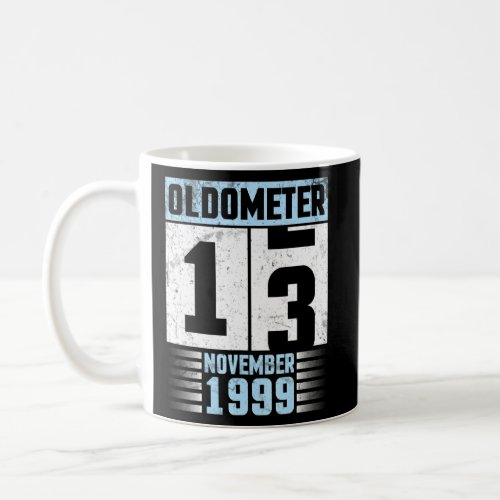 Oldometer 13 Years Old Happy Birthday Born In Nove Coffee Mug