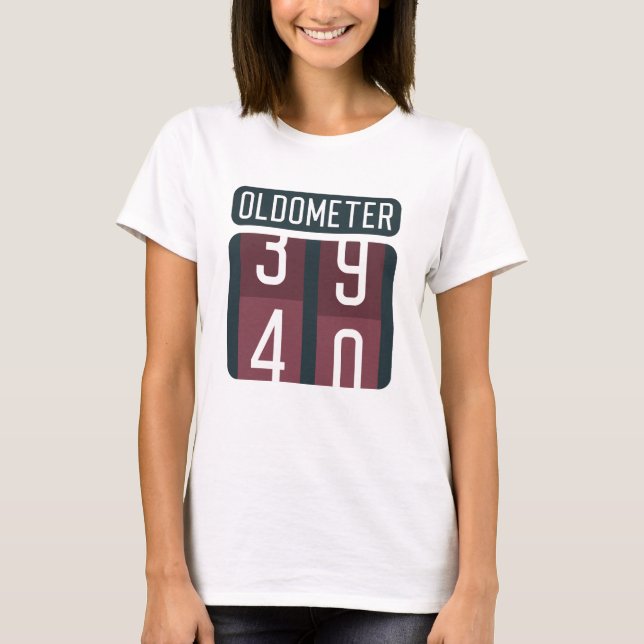 Oldometer 40 T-Shirt (Front)