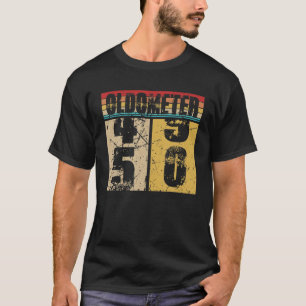 Oldometer 49-50 Funny 50Th Turning 50 Birthday Gif T-Shirt
