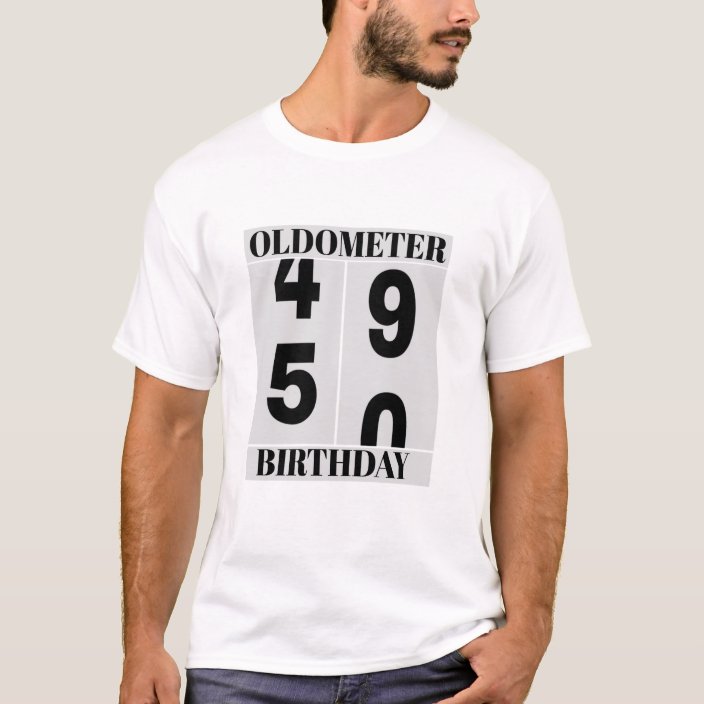 odometer 49 50 t shirt