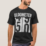 Oldometer 50 50th Birthday Gift Gift Men, Women An T-Shirt<br><div class="desc">Oldometer 50 50th Birthday Gift Gift Men,  Women And Chirlden</div>