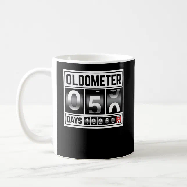 Oldometer 50 Years Old Made In 1971 50th Birthday Coffee Mug Zazzle