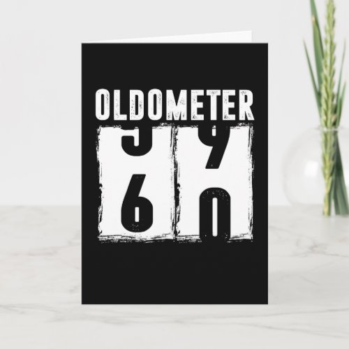Oldometer 60 60th Birthday Card
