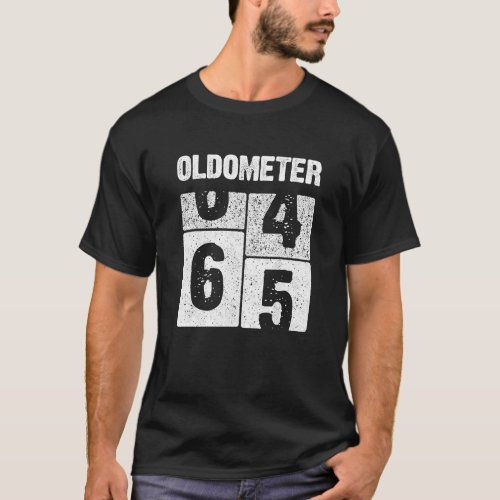 Oldometer 70 70th Birthday Gift Born In 1954 T_Shirt