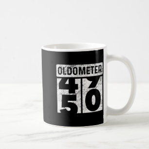 Oldometer Odometer Funny 50th Birthday Gift 50 Yrs Coffee Mug