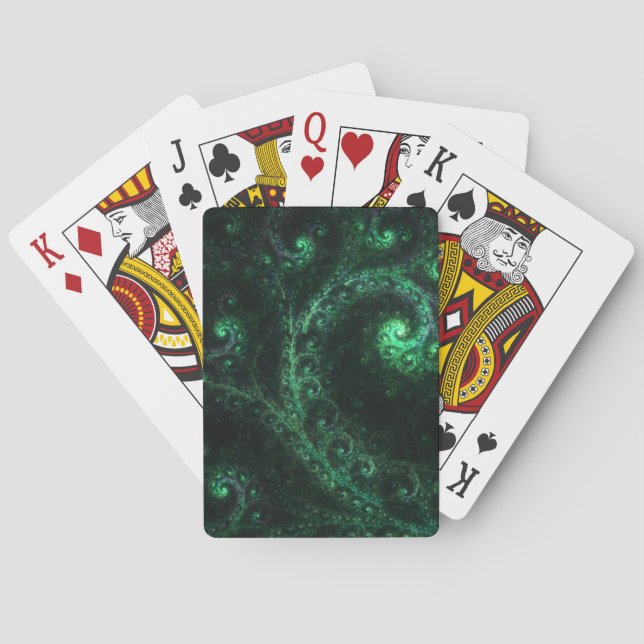 OldOnes Spiral Fractal Card Deck (Back)