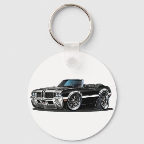 Olds Cutlass Black Convertible Keychain