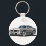 Olds Cutlass Grey Car Keychain<br><div class="desc">Keychain Template</div>