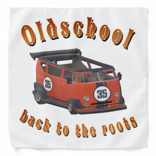 Oldschool Speed - ​Back to the roots! Bandana (Front)