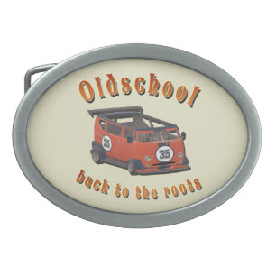 Oldschool Speed - Back to the roots! Belt Buckle