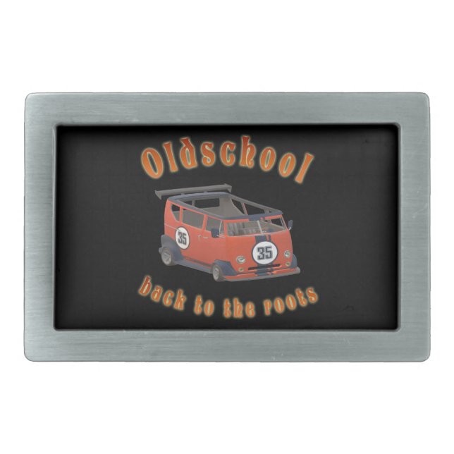 Oldschool Speed - ​Back to the roots! Belt Buckle (Front)