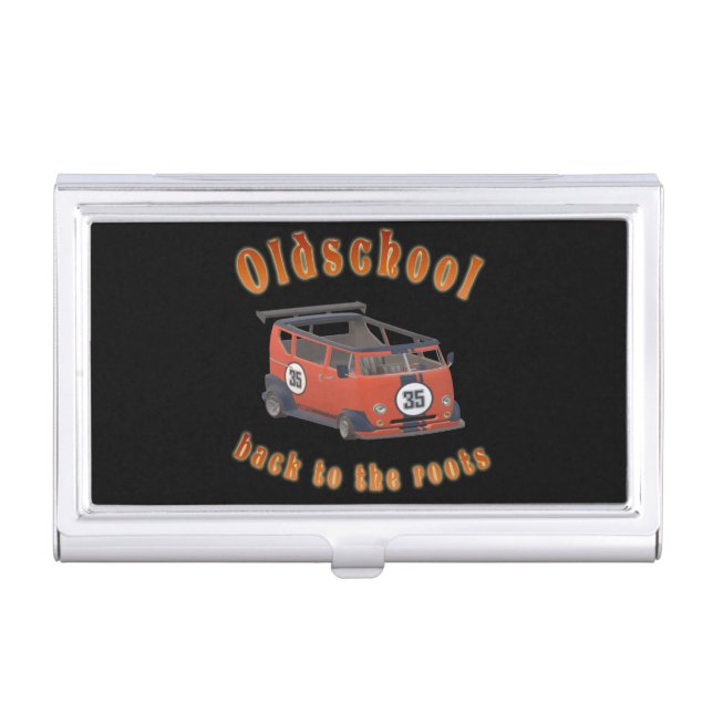 Oldschool Speed - ​Back to the roots! Business Card Case (Front)