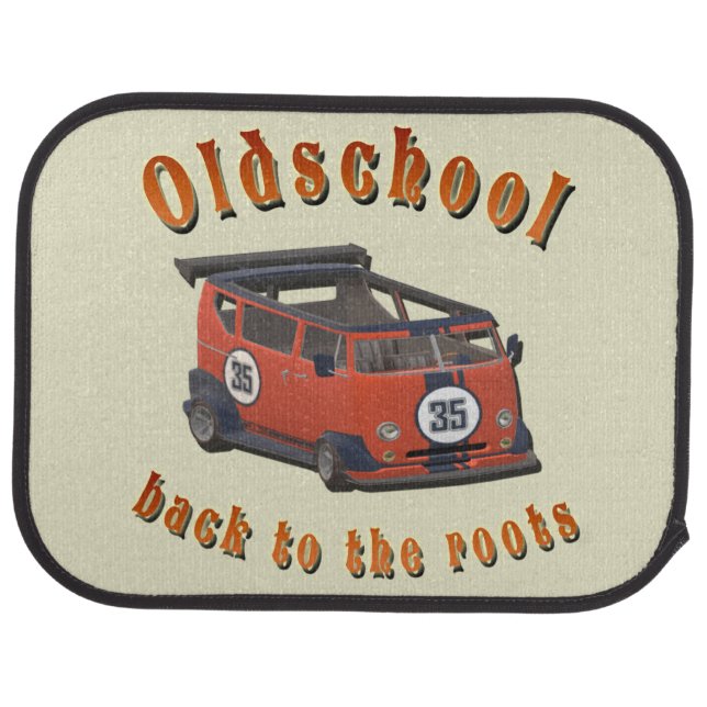 Oldschool Speed - ​Back to the roots! Car Floor Mat (Rear)