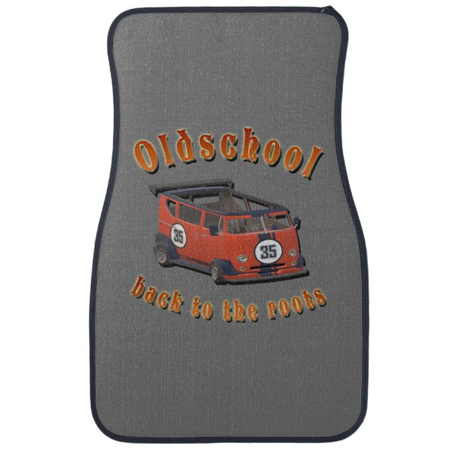 Oldschool Speed - ​Back to the roots! Car Floor Mat (Front)