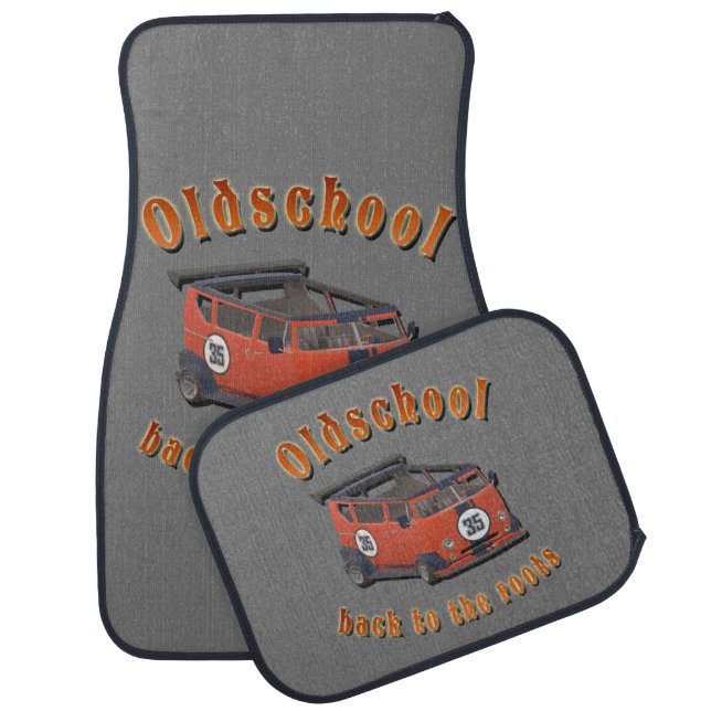 Oldschool Speed - ​Back to the roots! Car Floor Mat (Set)