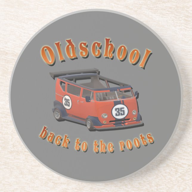 Oldschool Speed - ​Back to the roots! Coaster (Front)