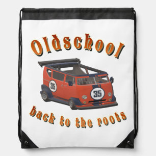Oldschool Speed - Back to the roots! Drawstring Bag