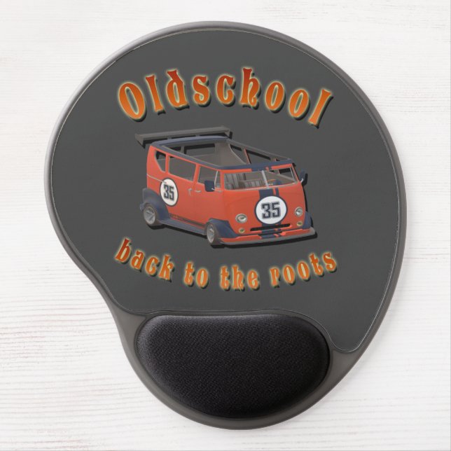 Oldschool Speed - ​Back to the roots! Gel Mouse Pad (Front)