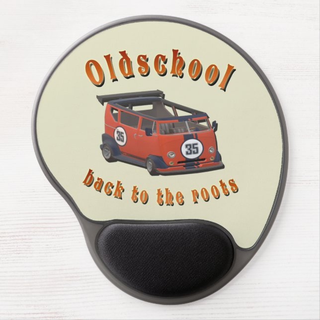 Oldschool Speed - ​Back to the roots! Gel Mouse Pad (Front)