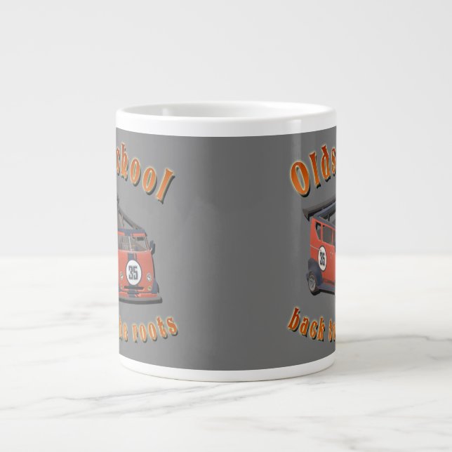 Oldschool Speed - ​Back to the roots! Giant Coffee Mug (Front)
