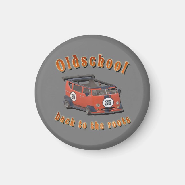 Oldschool Speed - ​Back to the roots! Magnet (Front)