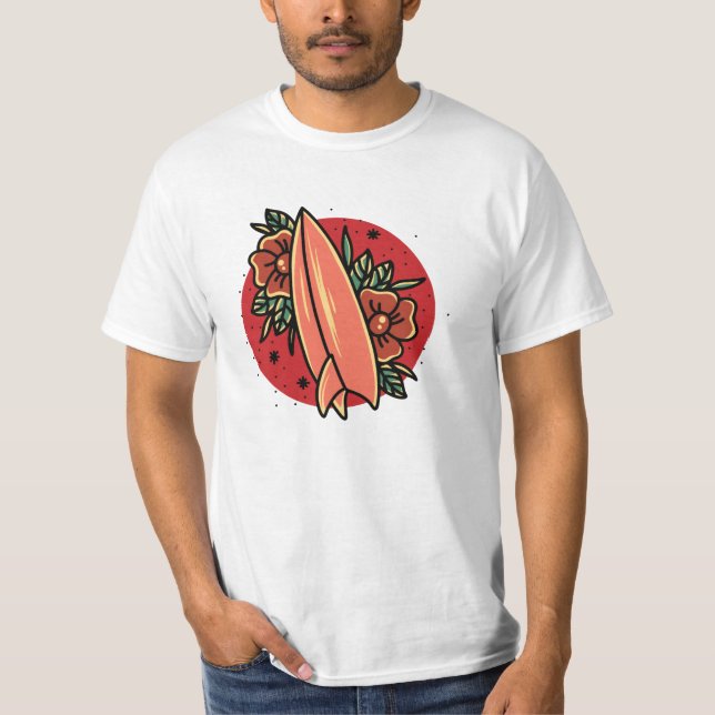 Oldschool Surfing T-Shirt (Front)