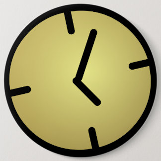 Oldskool Clock Badge Button