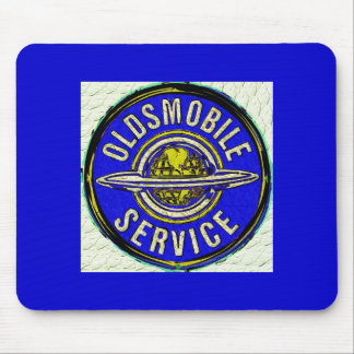 oldsmobile retro sign mouse pad