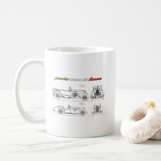 Oldtimer Alfa Romeo Produzione Italiana History Coffee Mug