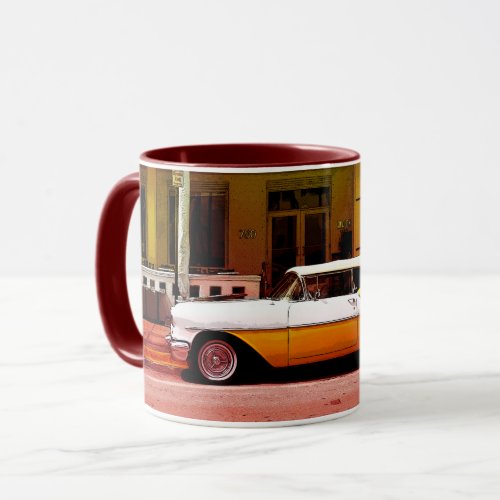 Oldtimer at Art Deco District South Beach Miami Mug