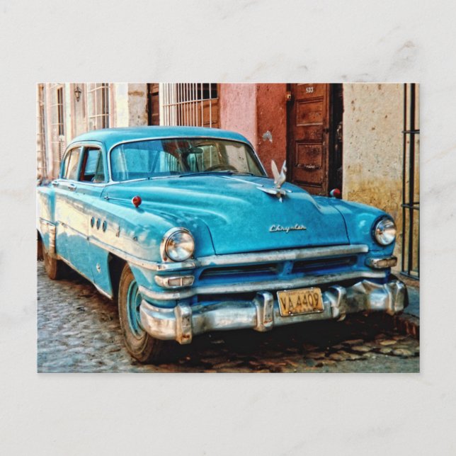 Oldtimer auf Kuba Postcard (Front)