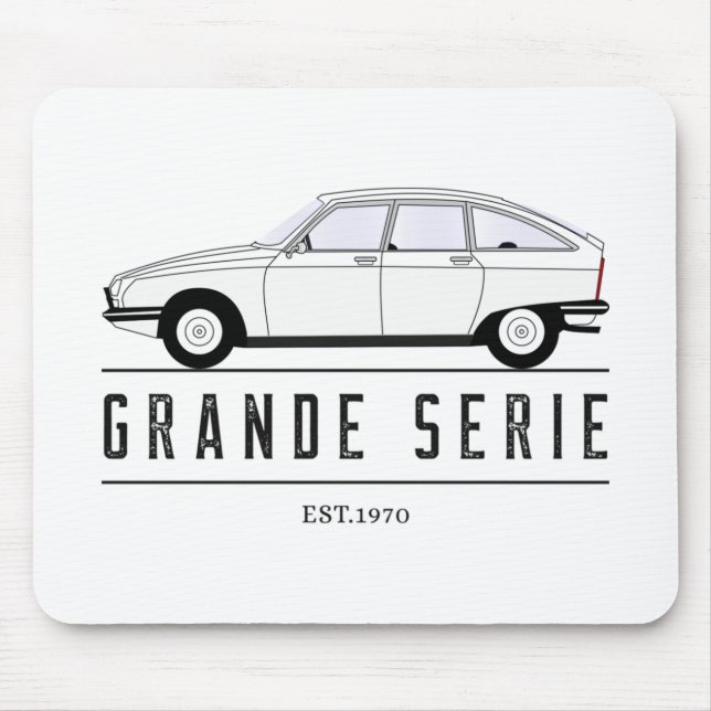 Oldtimer GS Pallas French Automotive Innovation Mouse Pad (Front)