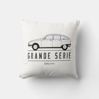 Oldtimer GS Pallas French Automotive Innovation Throw Pillow