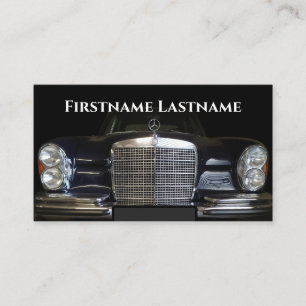 Oldtimer Mercedes Benz historic car conservator Business Card