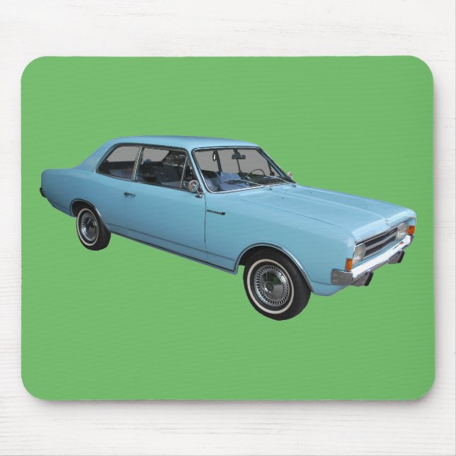 Oldtimer Opel Rekord Mouse Pad (Front)