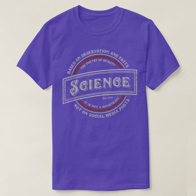 OldTimey Science T-Shirt (Design Front)