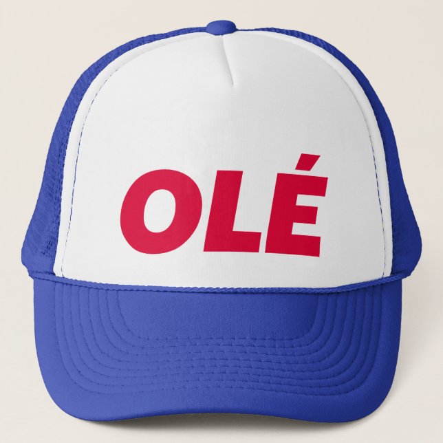 OLE fun slogan trucker hat (Front)