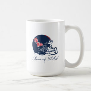 Ole Miss Football Helmet Dark Blue Coffee Mug