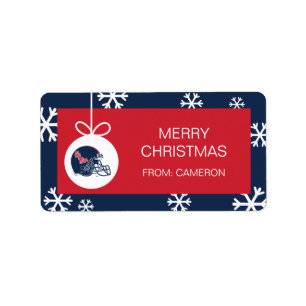 Ole Miss Football Helmet   Dark Blue Label