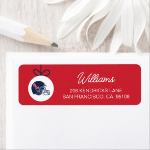 Ole Miss Football Helmet   Dark Blue Label