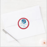 Ole Miss Football Helmet | Light Blue Classic Round Sticker<br><div class="desc">Check out these University of Mississippi designs! Get all the latest Mississippi Rebels gear here. All of these Zazzle products are customizable with your class year,  name,  and club. These products make perfect gifts for the Ole Miss University student,  alumni,  family,  friend,  or fan in your life.</div>