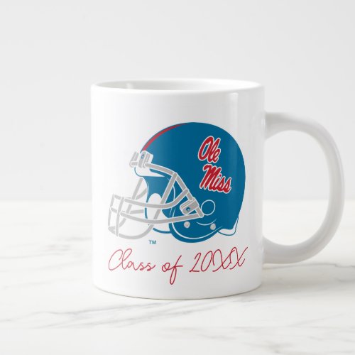 Ole Miss Football Helmet  Light Blue Giant Coffee Mug