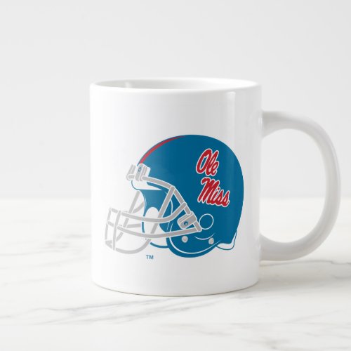 Ole Miss Football Helmet  Light Blue Giant Coffee Mug