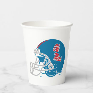 Ole Miss Football Helmet | Light Blue Paper Cups