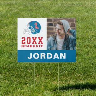 Ole Miss Football Helmet Light Blue Sign