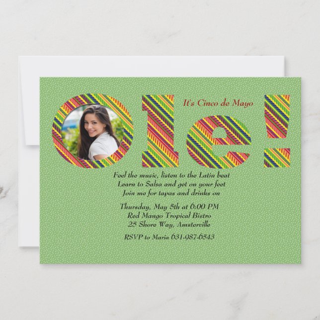 Ole Photo Invitation (Front)