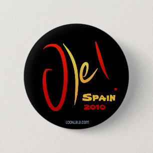 Ole, Spain, 2010 Pinback Button