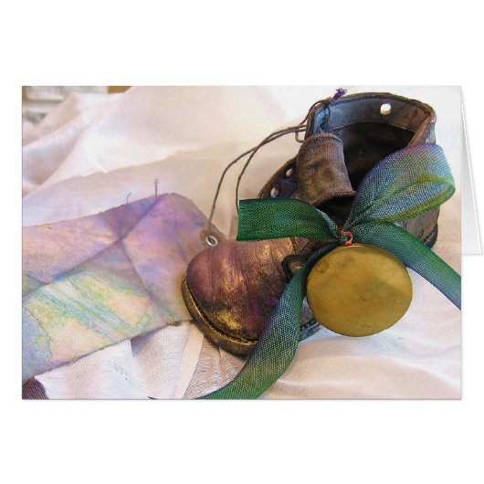 Ole Time Baby Shoe & Locket Cards (Front Horizontal)