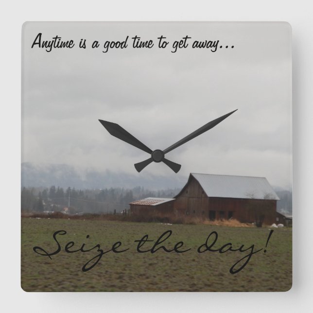 Ole Washington Barn Clock (Front)